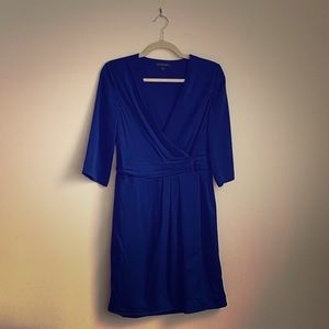 NWOT Banana Republic navy blue wrap dress size 4